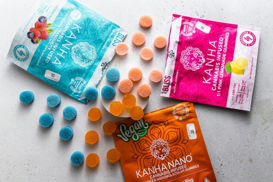 Are edibles addictive? Photo of THC gummies