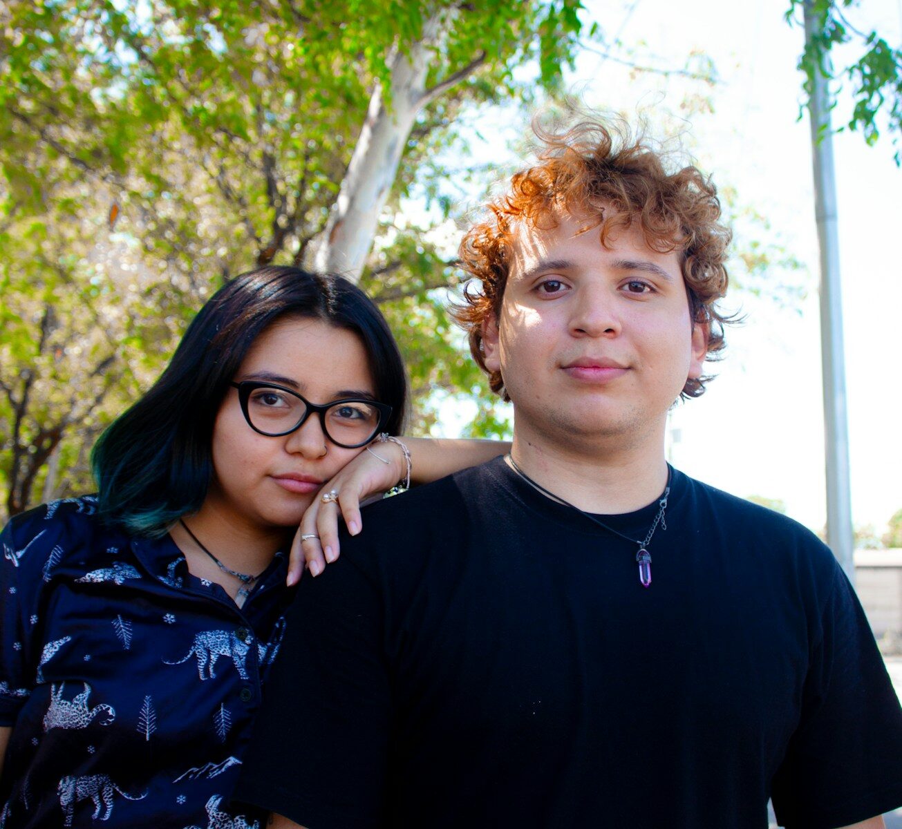 Two young people struggling with opioid addiciton.