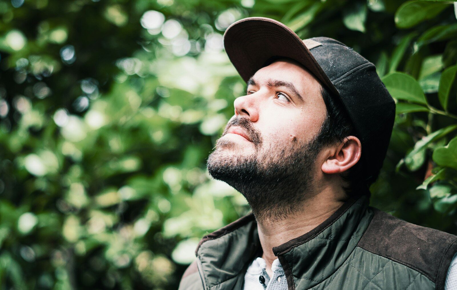 man in black leather jacket navigating trauma and recovery