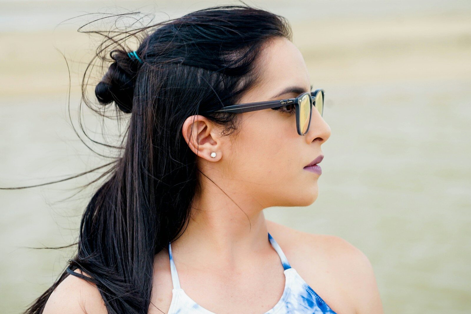 woman thinking about drug detox while looking to her left