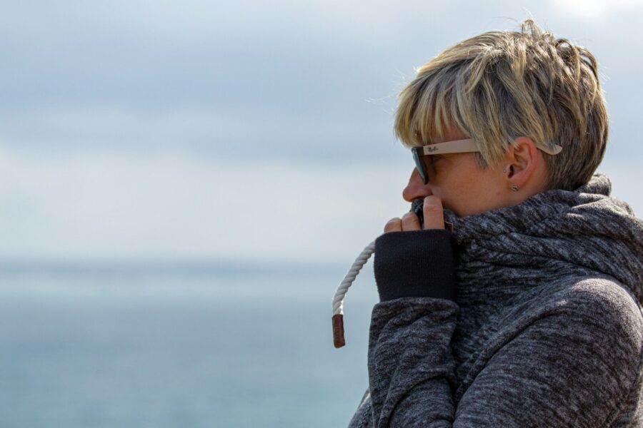 woman contemplating rehab for weed addiction