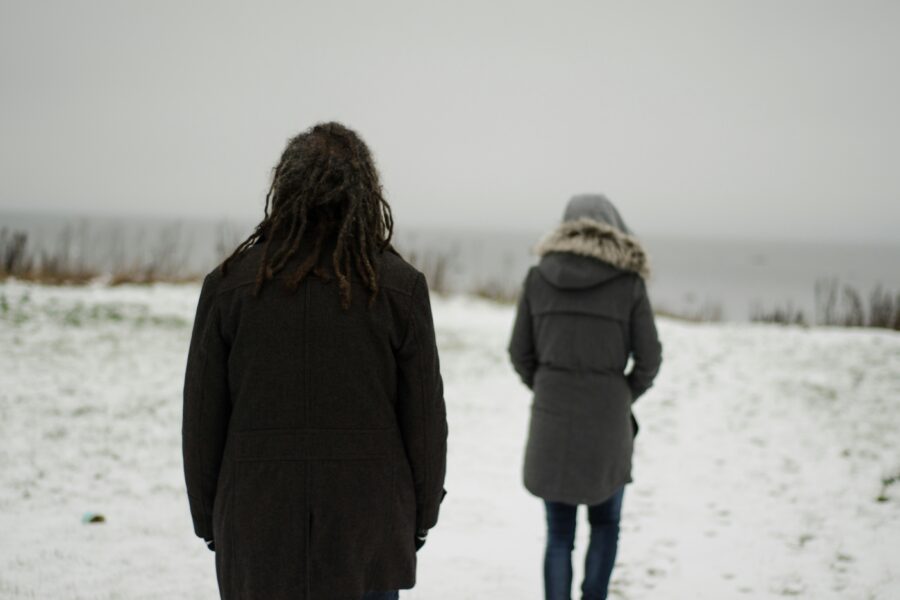 A loved one showing heroin addict signs as they walk away